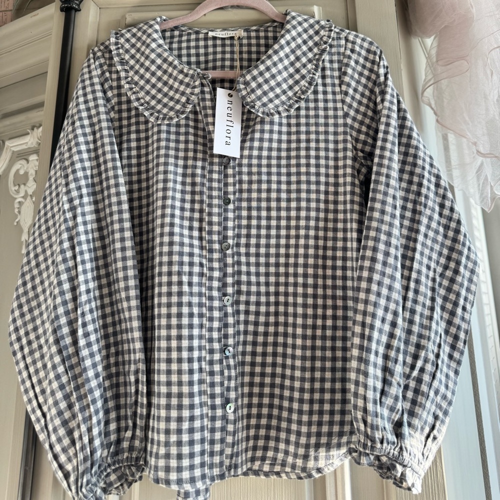 NEUFLORA, “KIMBER”🌱Blouse, Size Small, NWT, SOLD OUT